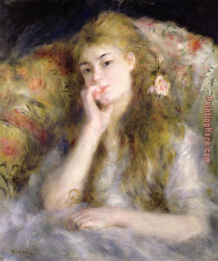 Pierre Auguste Renoir Young Woman Seated